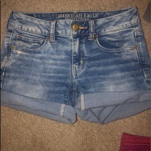 American Eagle super stretch denim shorts